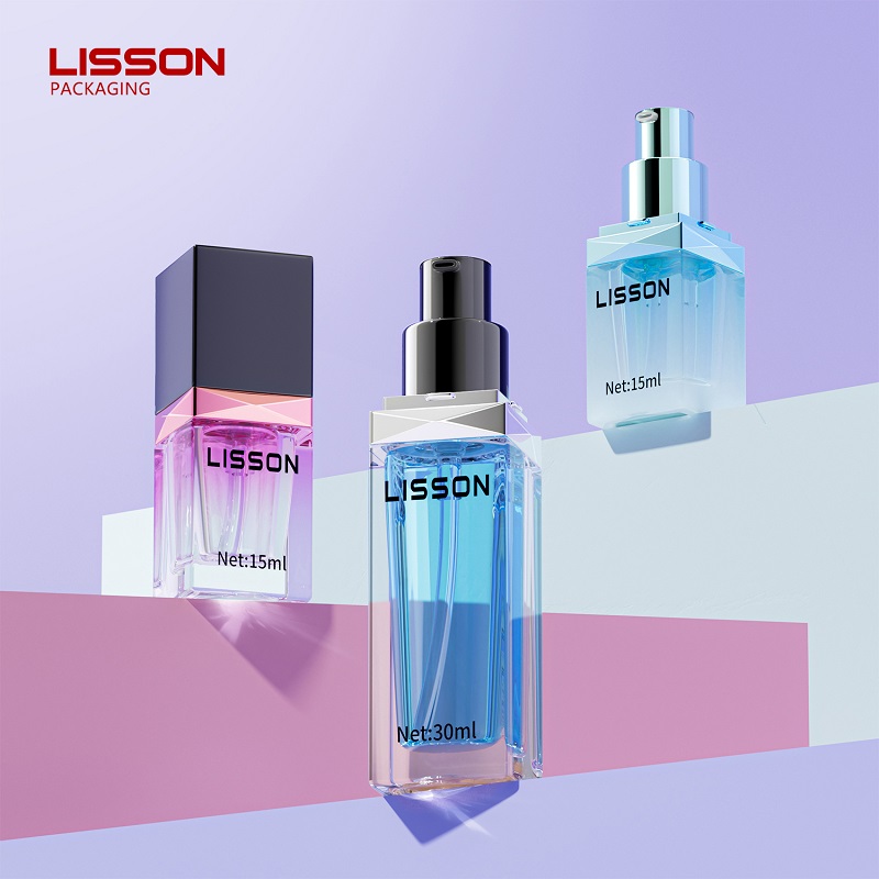 Diamond Shoulder Glass Bottle