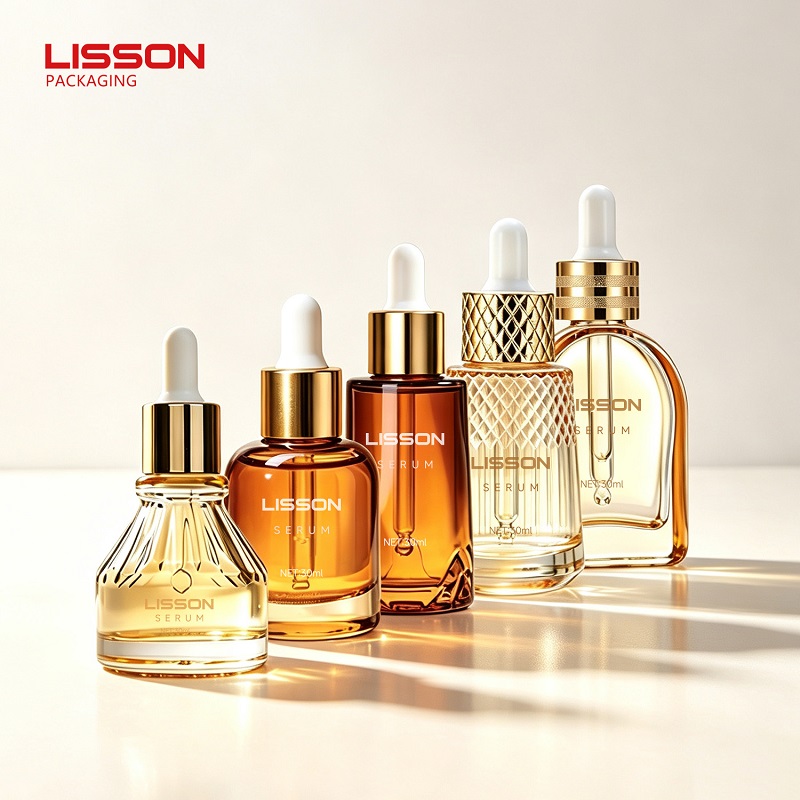 Custom Glass Dropper Serum Bottle