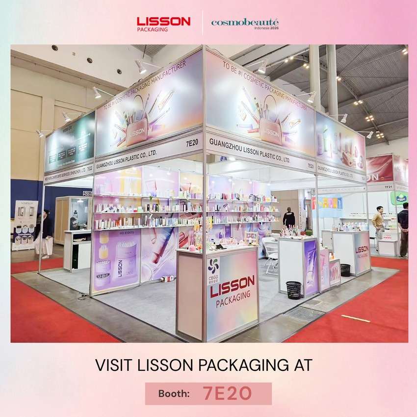 LISSON presenta colecciones innovadoras de envases para cosméticos en Cosmobeauté Indonesia 2026.
